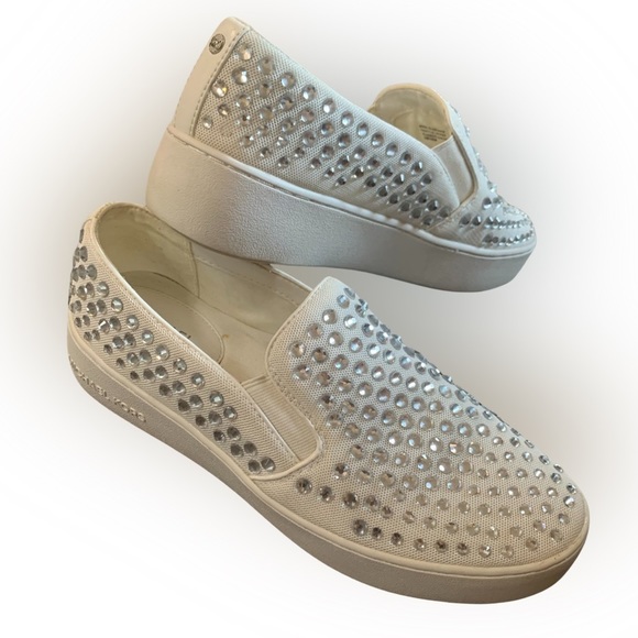 💥SALE💥 Michael Kors Rhinestone Slip On 8 - Picture 2 of 6